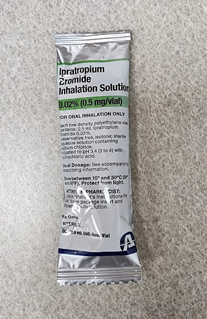 Airway pouch atrovent