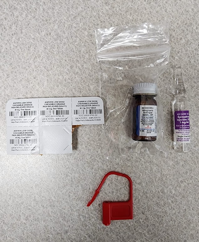 BLS pouch contents